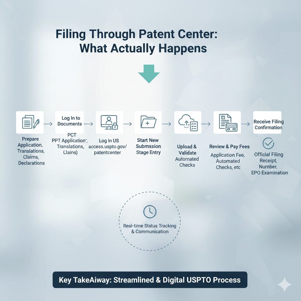 Before touching Patent Center, you should already have alignment on claims, countries, and timing. When these are decided upfront, the system becomes straightforward.