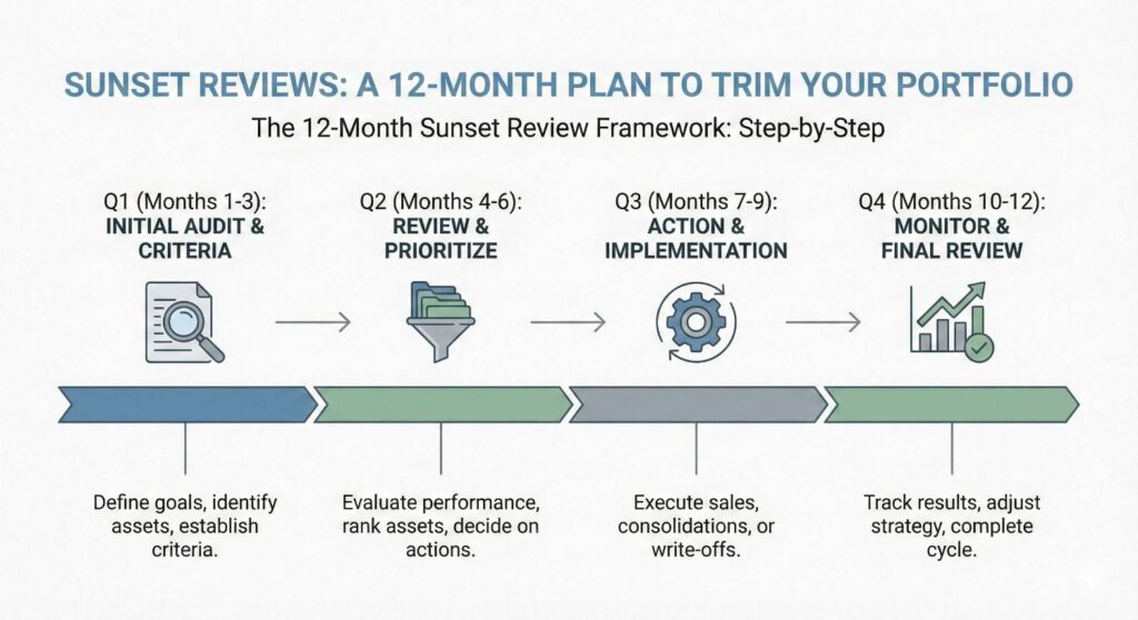 A 12-month cycle may sound long, but it creates calm. You avoid last-minute fee shocks. You avoid emotional attachment. You turn IP from a cost center into a strategic asset.