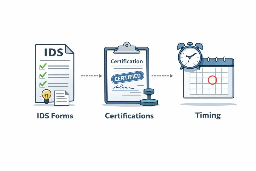 The problem is that waiting increases complexity. The longer you wait, the more likely it is that certifications no longer apply or fees become mandatory.