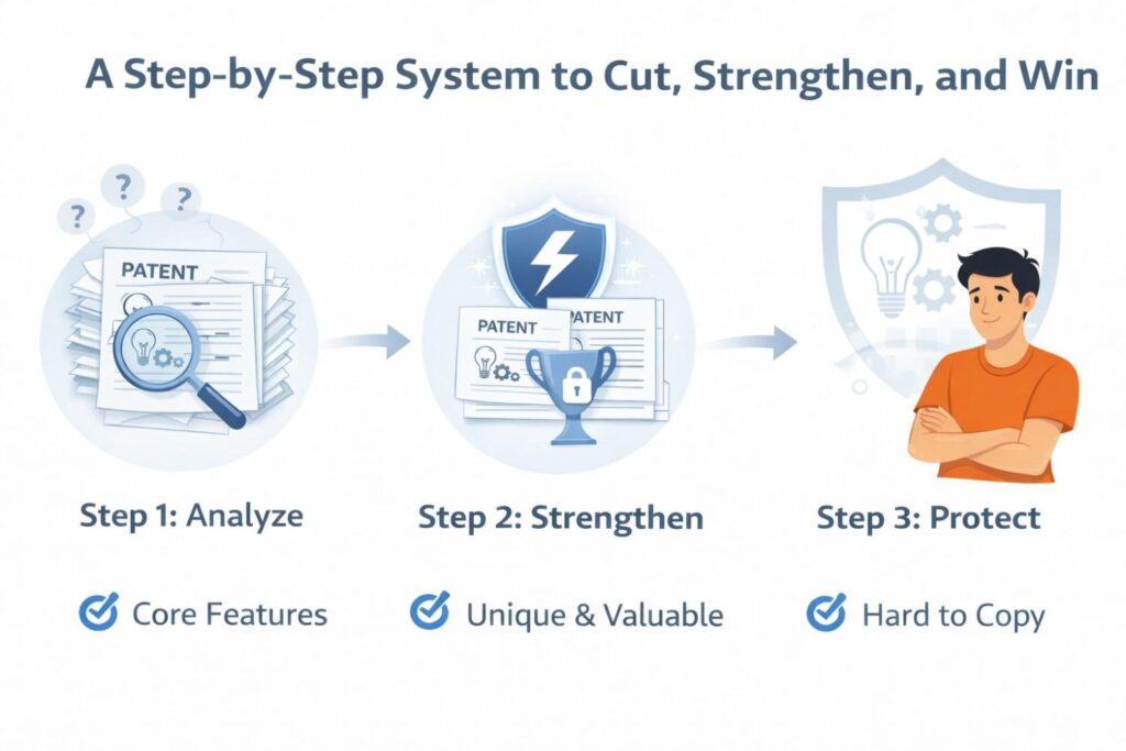 When founders work with PowerPatent, they often say the biggest relief comes from finally seeing their portfolio clearly.