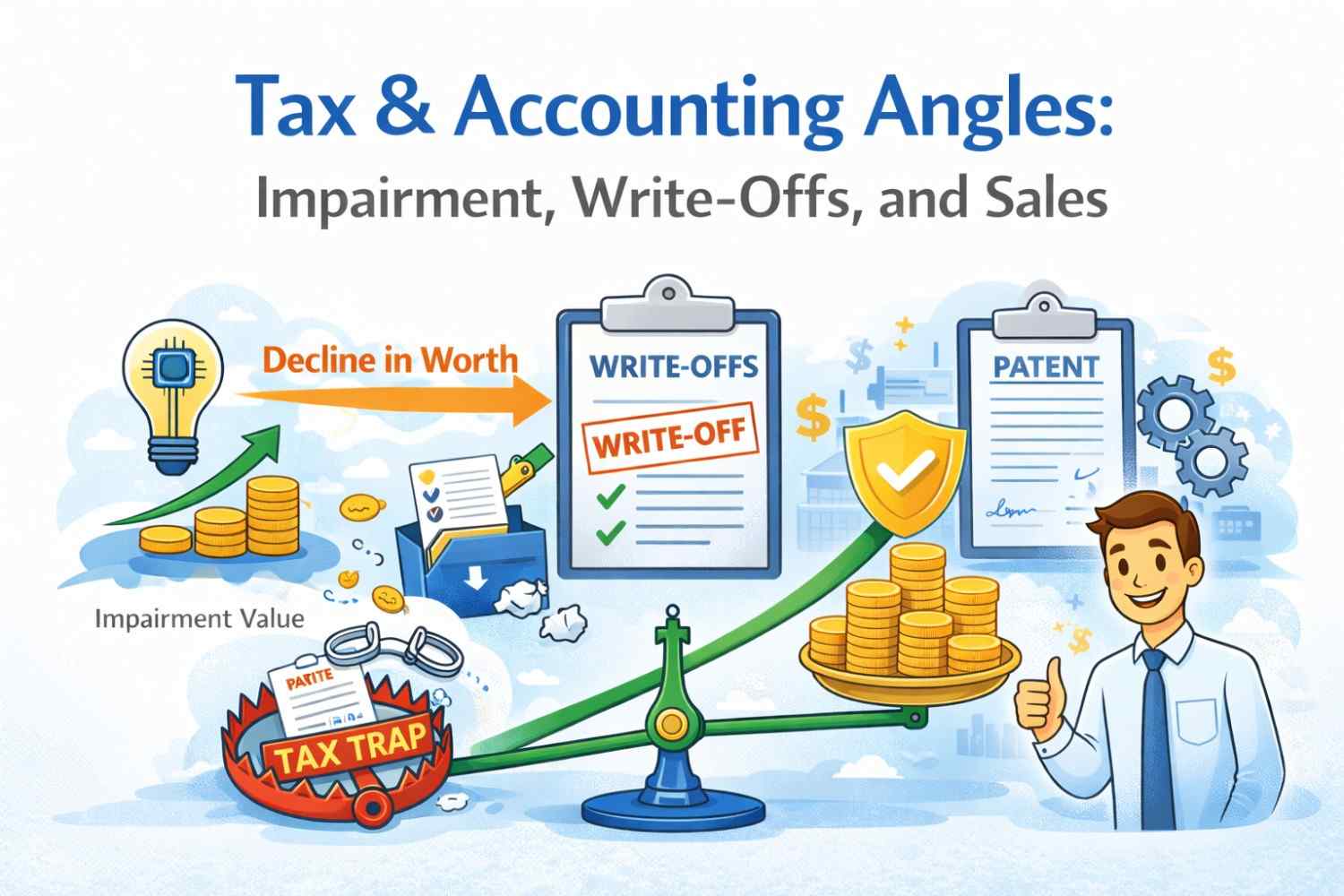 Tax & Accounting Angles: Impairment, Write-Offs, and Sales