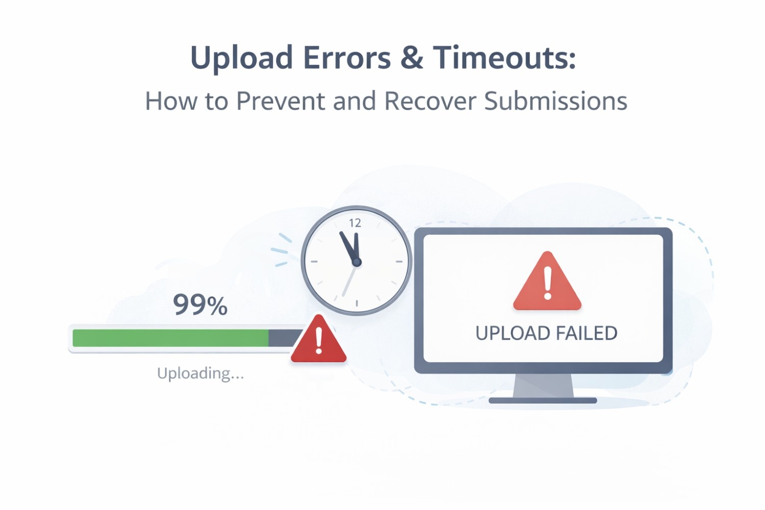 Upload Errors & Timeouts: How to Prevent and Recover Submissions