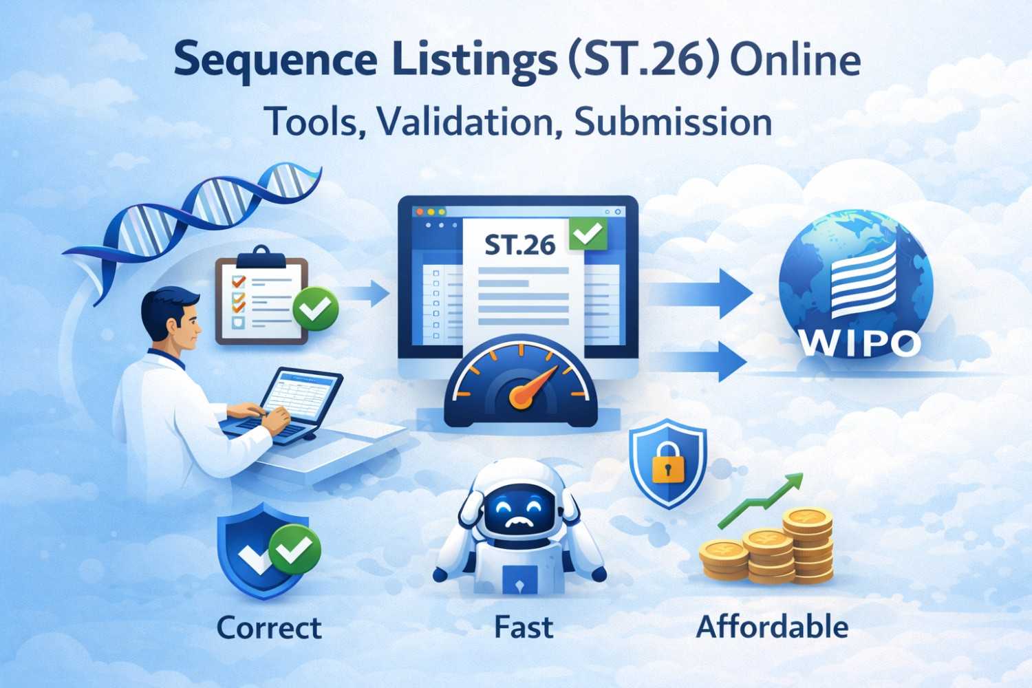Sequence Listings (ST.26) Online: Tools, Validation, Submission