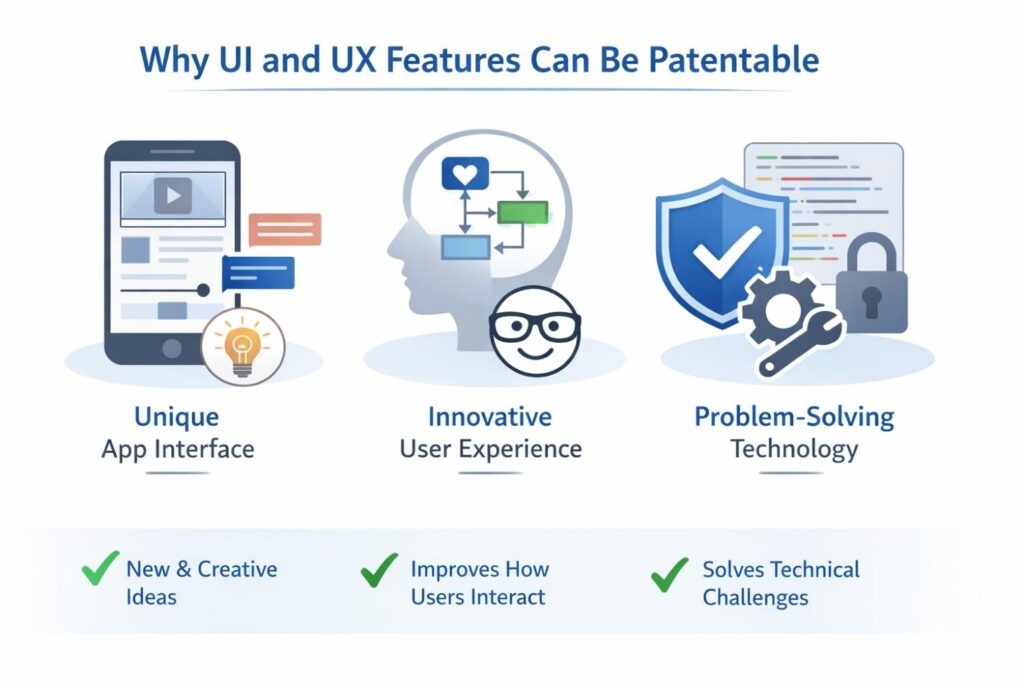 They are not. A great visual style can help a brand, but brand style alone is not the heart of a software patent. A patent is more concerned with what the interface causes to happen.