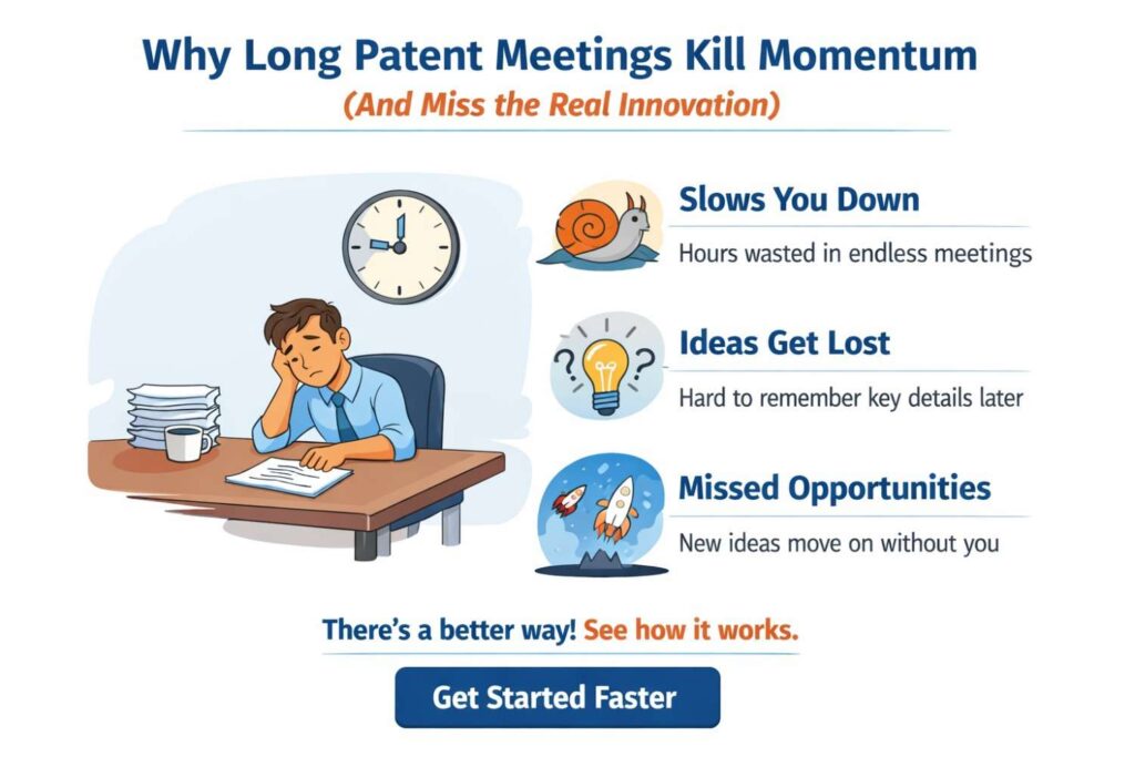 If you want to collect better invention details, protect deep work first. Instead of forcing engineers to pause and explain everything live, give them a way to share details asynchronously.