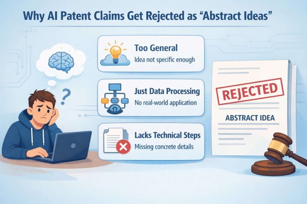 When a patent says the system “analyzes data,” “detects patterns,” “recommends an action,” or “optimizes a result,” that may sound impressive, but it does not always sound like a technical invention.