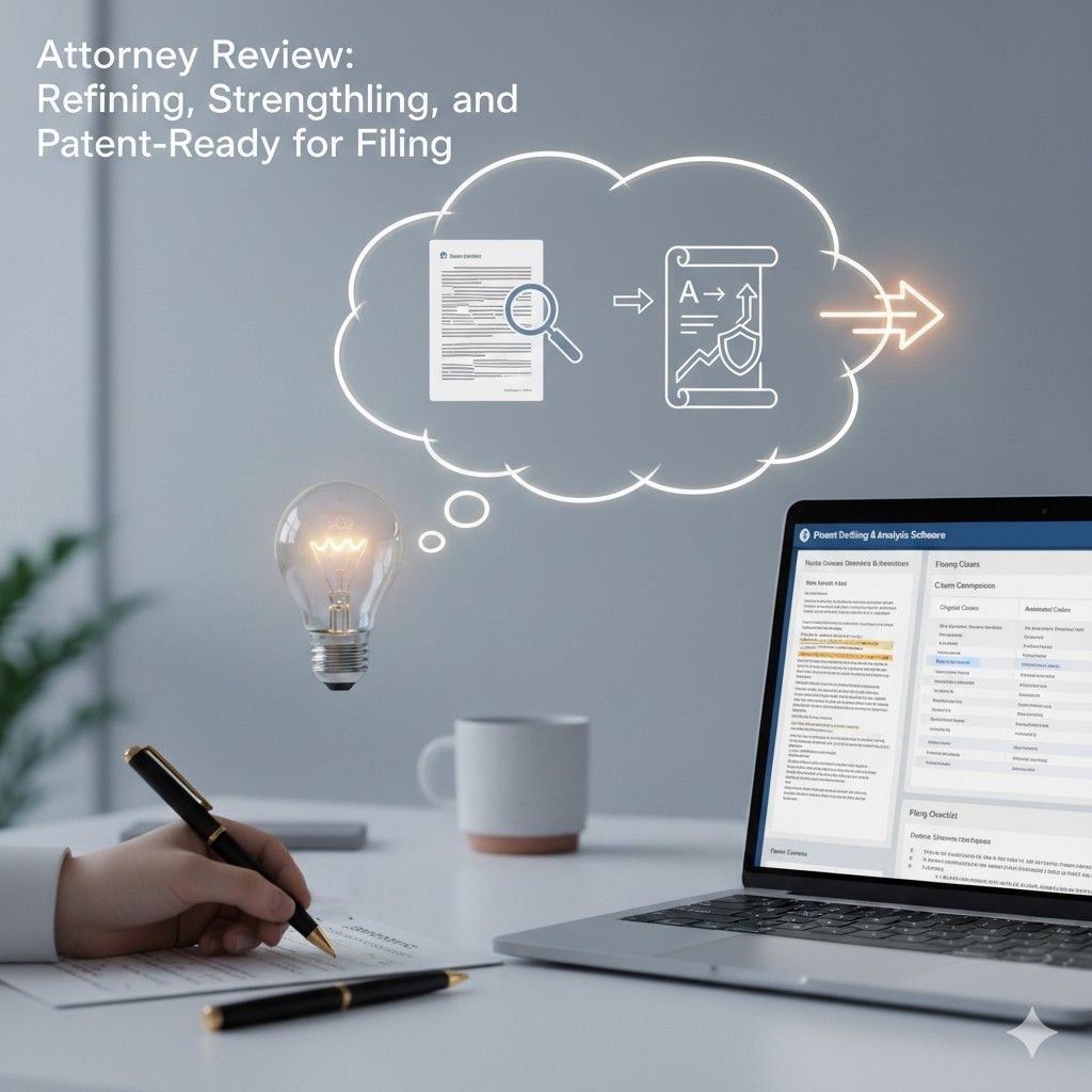 If claims are too broad without support, they get rejected. If they are too narrow, competitors can design around them. A skilled review process shapes claims that are ambitious but grounded in your description.