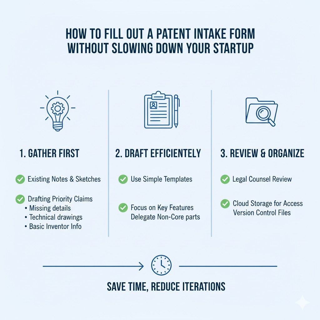 A well-designed intake process prompts you to describe that flow step by step. That guidance keeps you focused and reduces mental strain.