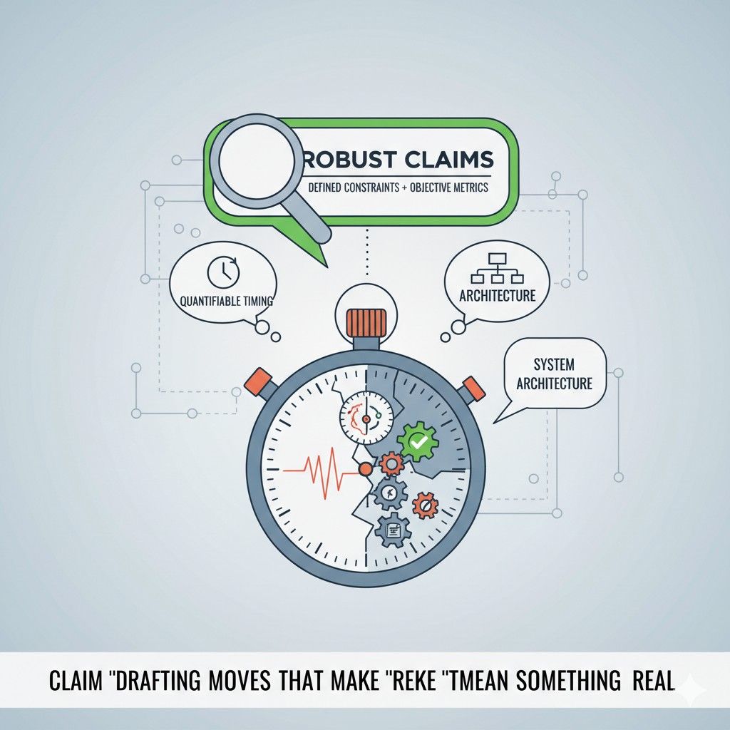 This does not mean every claim must be loaded with narrow hardware specifics. It means the claim should include enough substance that the timing does not feel magical.