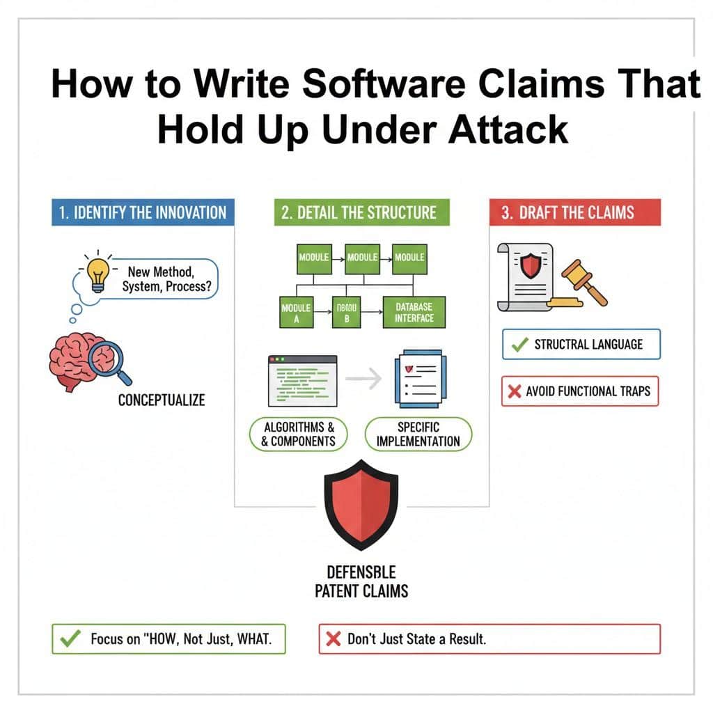 The smarter drafting path is to claim the strongest real version first. That does not mean giving up scope.