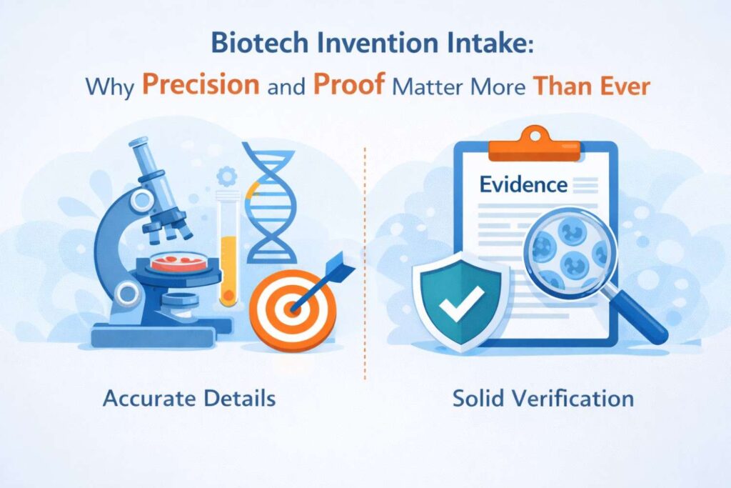 During intake, precision builds credibility. It also builds strength. The more clearly you define your invention, the harder it is for others to work around it.