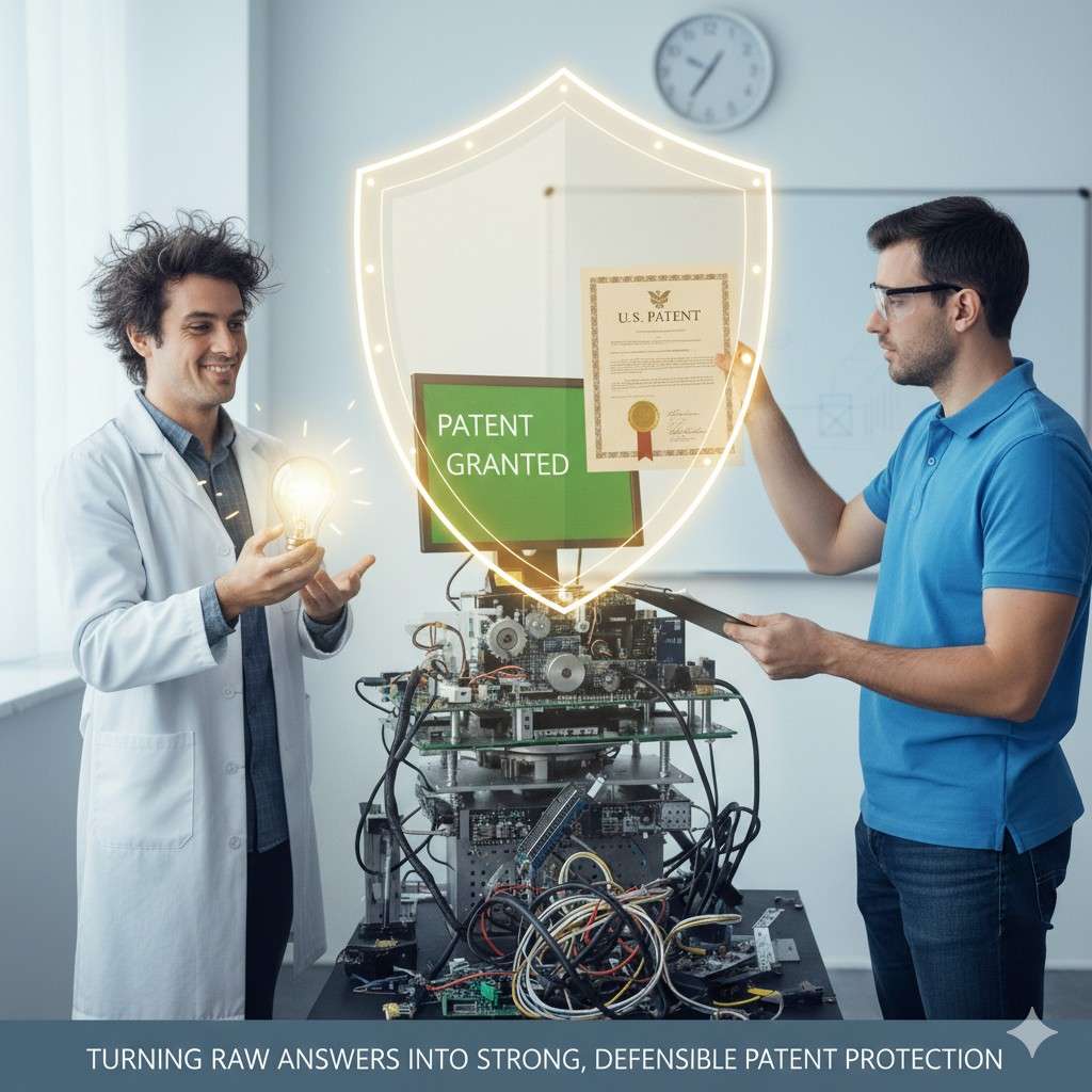 At PowerPatent, this alignment is built into the process. Founders are not left alone to translate business goals into technical claims.