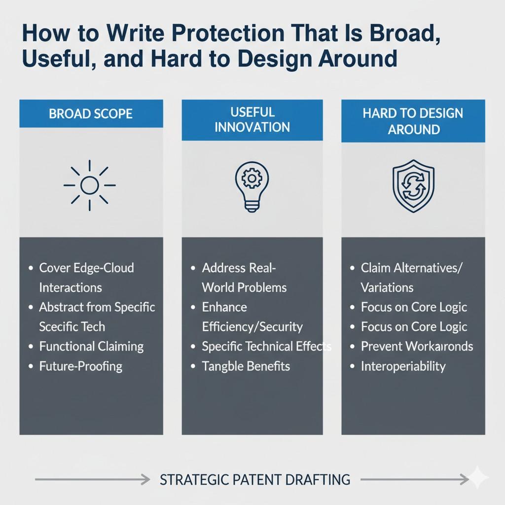 A business should identify where the invention changes economics or customer value in a measurable way. Then the technical story should reflect that.