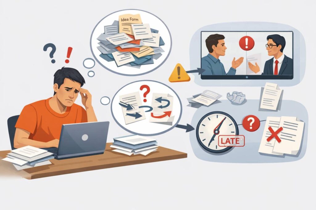 When intake aligns with how builders think, you capture richer data without friction.