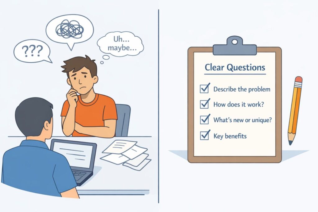 This focus keeps the interview tight. It prevents drift. It ensures the most valuable technical details are captured clearly.