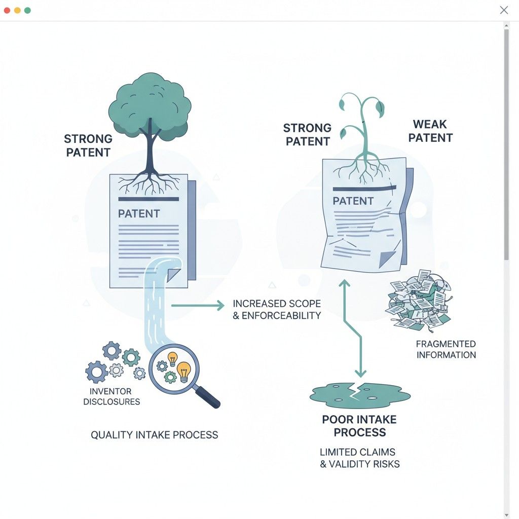 For startups, this means being patient during intake instead of rushing to filing. Spending an extra hour clarifying the invention can save weeks of back-and-forth later.