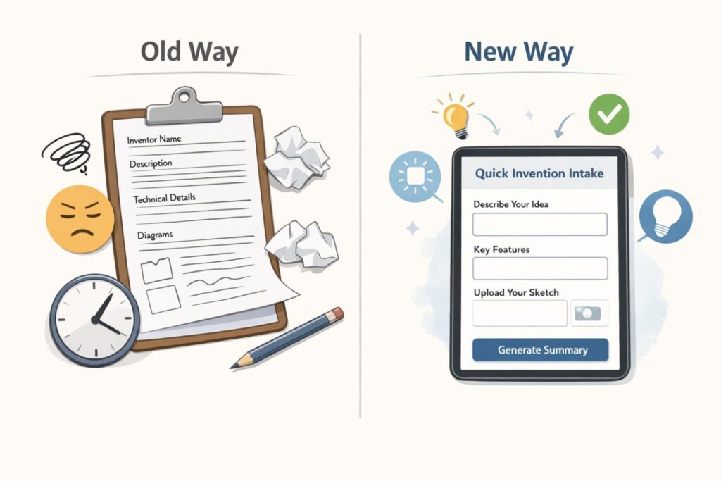 If you plan to build a real patent portfolio, not just file one or two applications, you need a scalable intake process. AI-powered systems create that structure without making engineers feel trapped in bureaucracy.