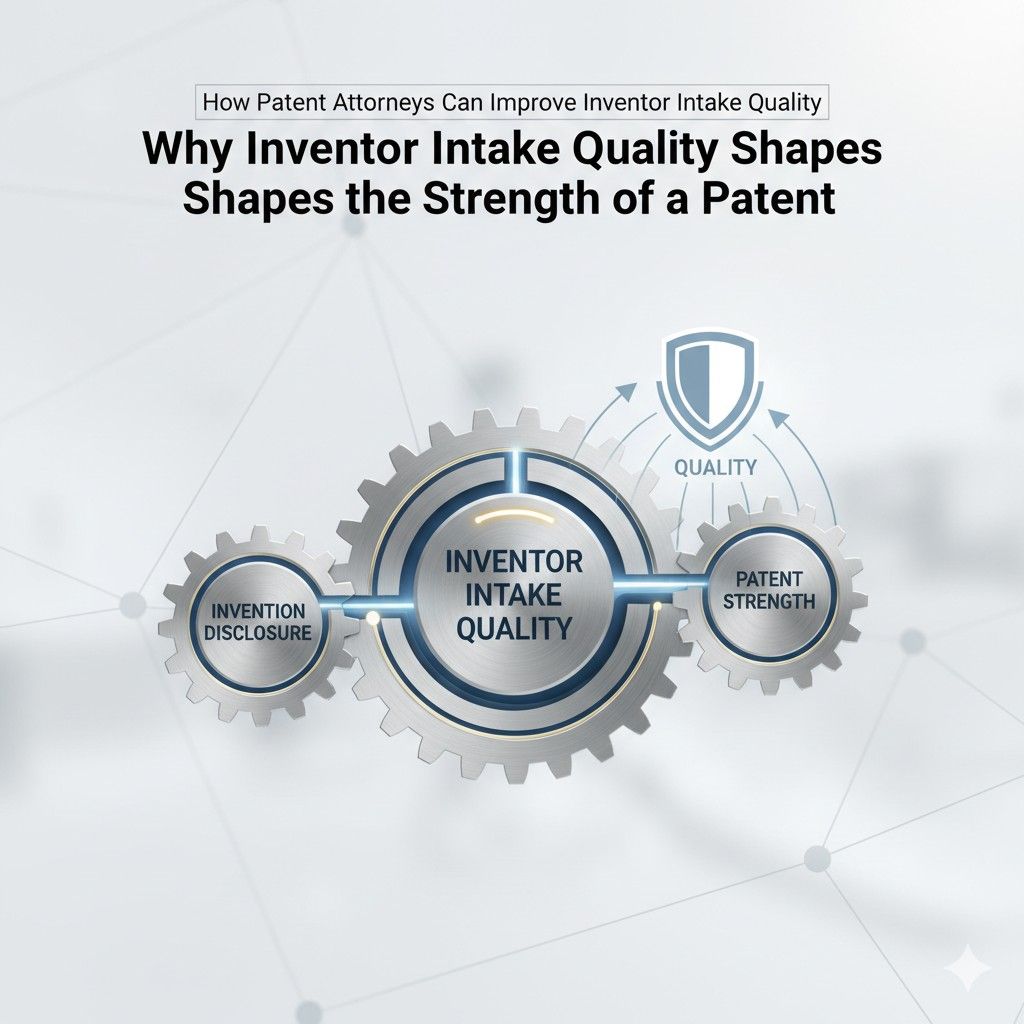 Businesses can support this by treating intake as part of their overall IP strategy. Instead of thinking about a single patent, founders should share their product vision and competitive landscape.