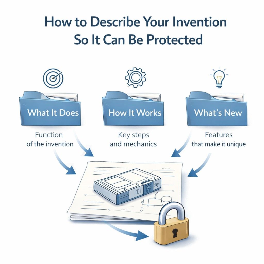 If you are unsure how to frame that difference, this is where guided tools and real patent attorneys can help shape your thinking.