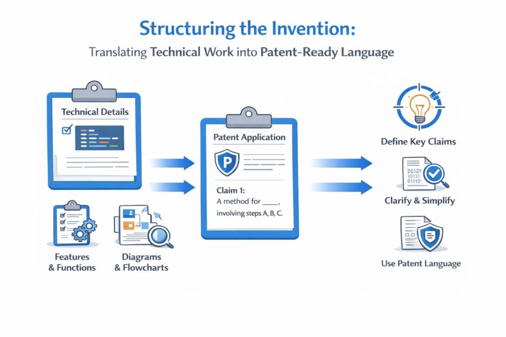 This shift changes how the invention is framed. Instead of tying protection to one exact setup, you anchor it to the underlying mechanism. That makes it harder for competitors to work around.