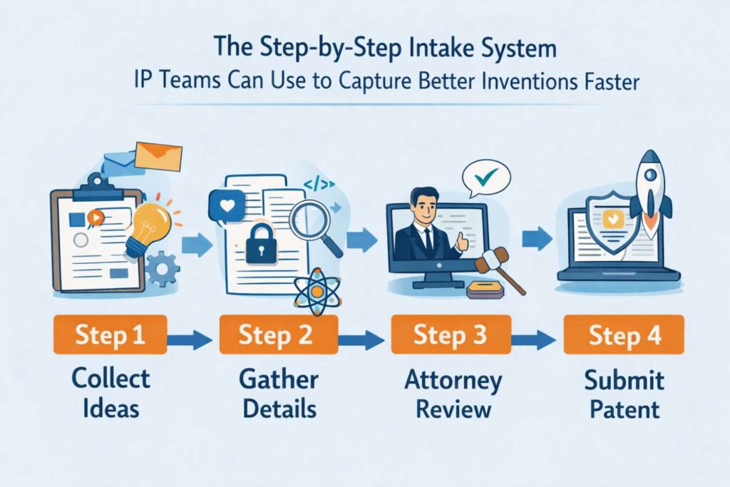 The best intake process does two things at once. It makes it easy for inventors to explain what they built, and it gives the IP team enough structure to spot what matters quickly.