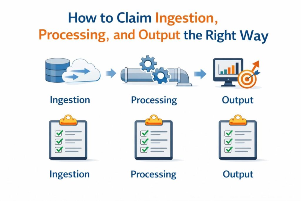 The better starting point is the specific technical problem your pipeline solves. Maybe incoming records arrive out of order and your system reconstructs event sequence before downstream use.
