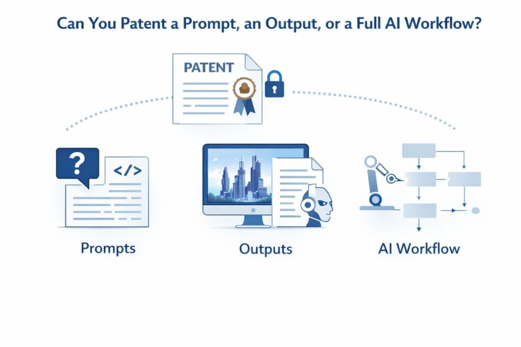 But from a patent strategy view, a single prompt written as plain text is often too thin if it stands alone.