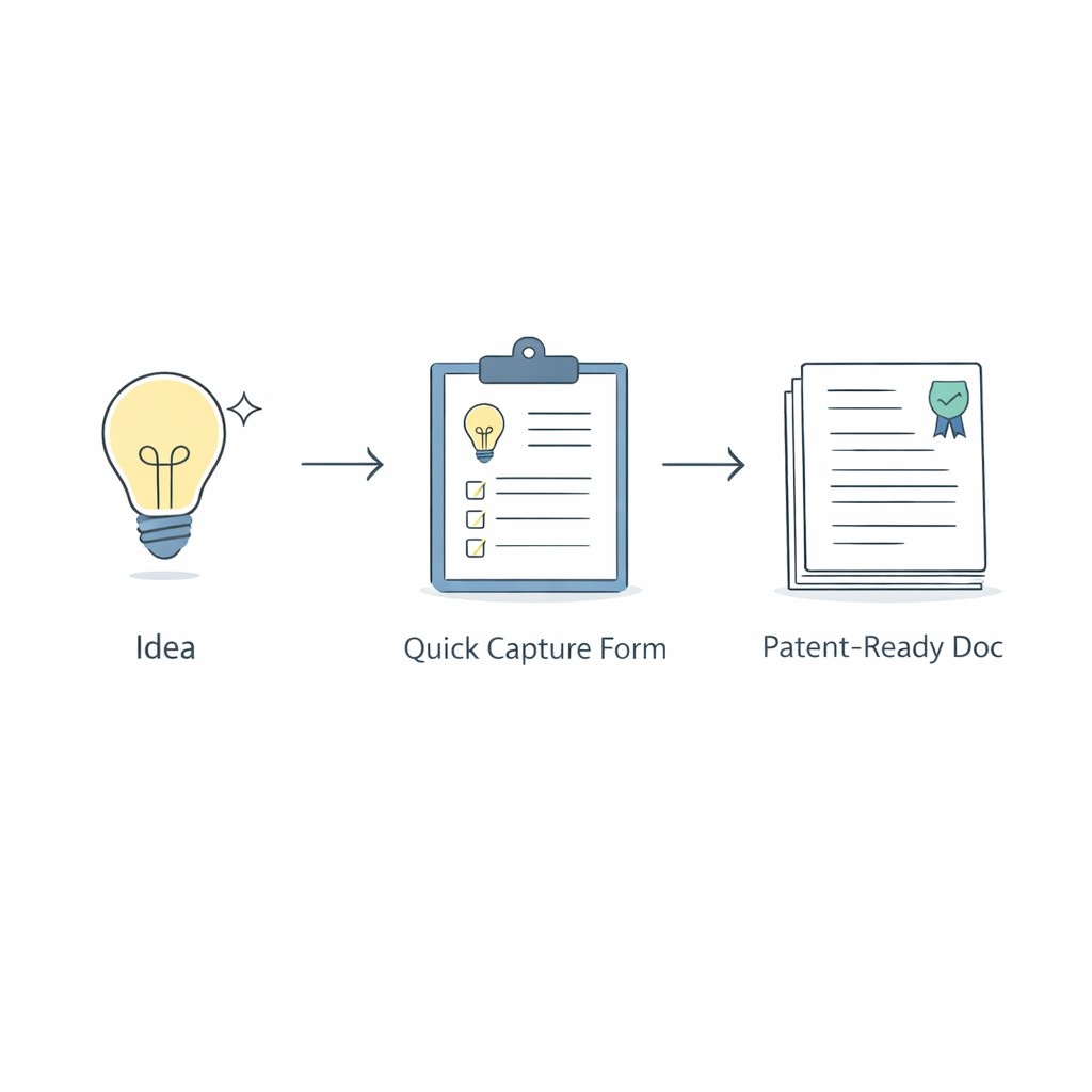 The captured details feed directly into AI-assisted drafting, and real attorneys review the output to ensure strength and clarity.