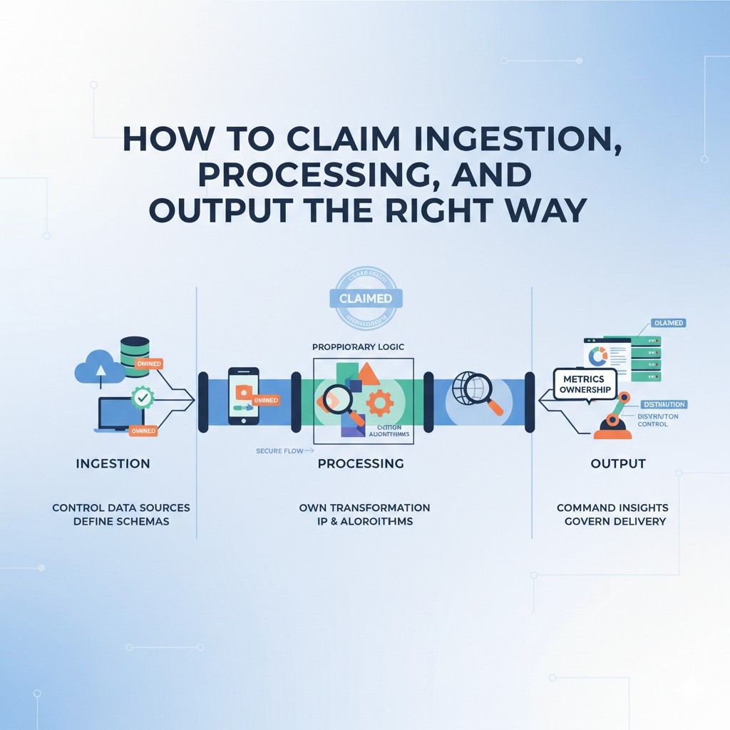 Some pipelines gain their edge because of when data is accepted, delayed, replayed, merged, or dropped. A method that handles late-arriving events, burst traffic, or source conflicts in a new way can be highly claim-worthy.