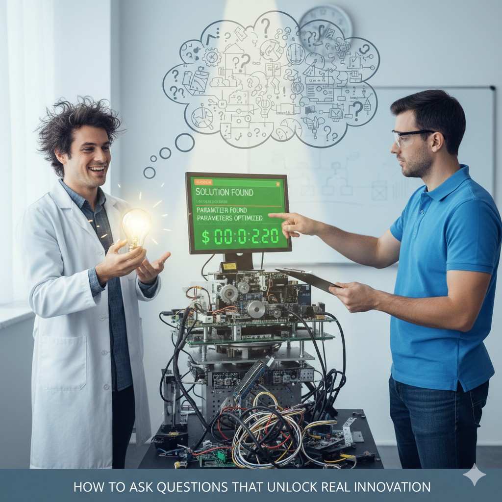 This forces the inventor to reflect on the environment in which the invention was born. That context often reveals the real breakthrough.