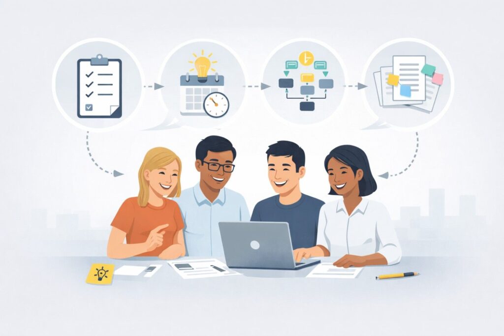 A strong fix is to set a time limit in the design itself. The first submission should be something a technical person can complete quickly, without needing a special meeting or extra prep.