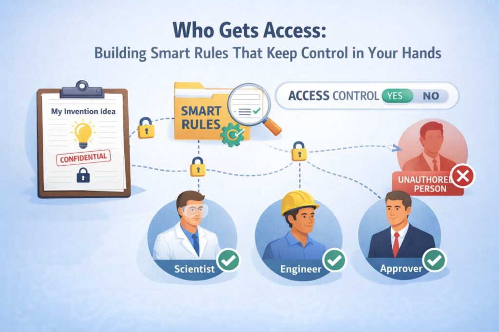 The goal is simple. Only the right people see the right information at the right time. No more. No less.