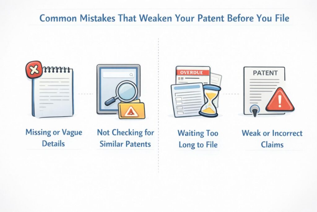 When your disclosure is thin, your attorney has little raw material to work with. They may ask for follow-ups. That delays filing. Or worse, they may draft based on limited input, which leads to narrow claims.