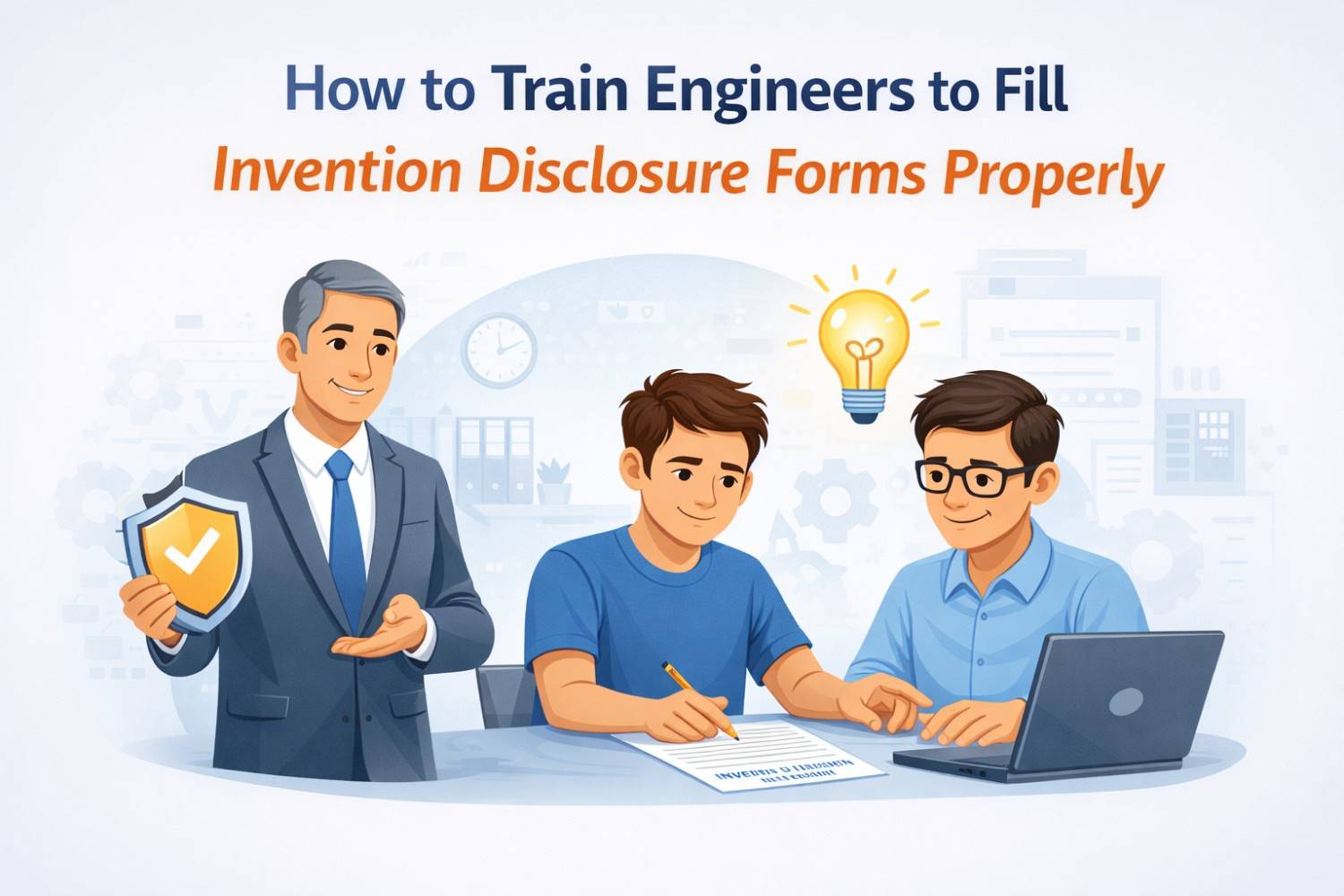 How to Train Engineers to Fill Invention Disclosure Forms Properly