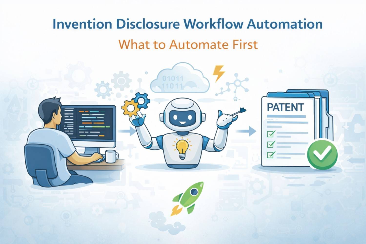 Find out what to automate first in your invention disclosure workflow to save time and reduce errors.