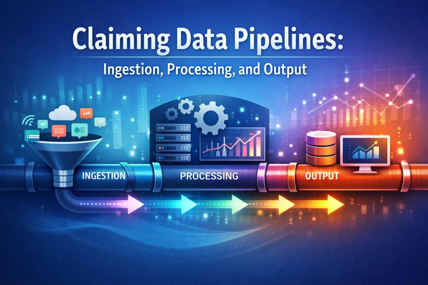 Claiming Data Pipelines: Ingestion, Processing, and Output