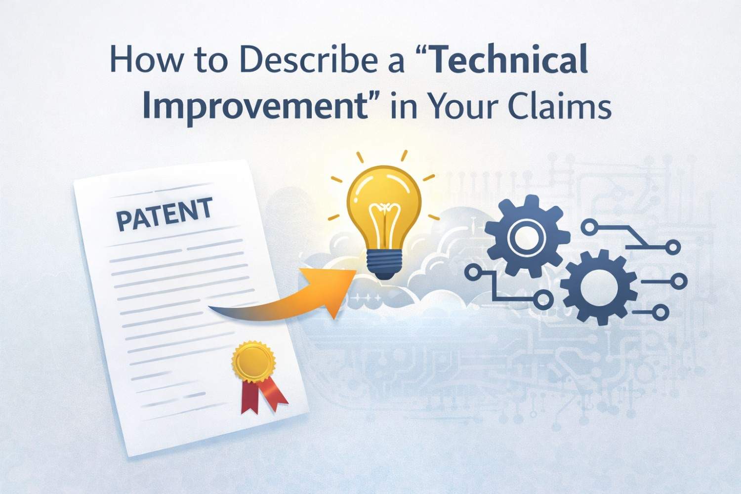 How to Describe a “Technical Improvement” in Your Claims