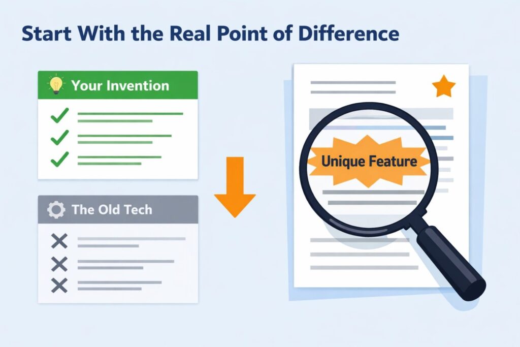 That shift in thinking is useful for businesses because it keeps the patent focused on defensible ground. Competitors can change branding, design, and user flow.