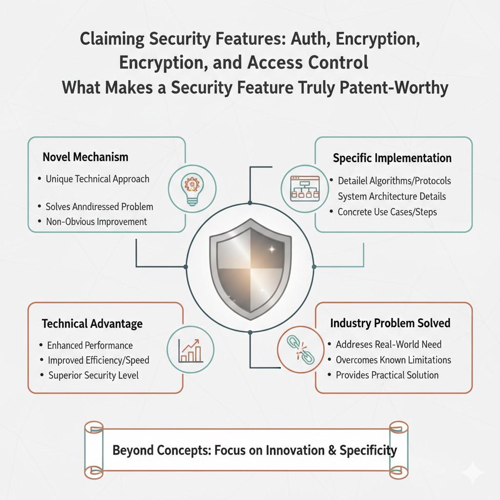 Data needed to stay protected, but it still had to be processed, shared, or searched. These are the kinds of pressures that create patent-worthy solutions.