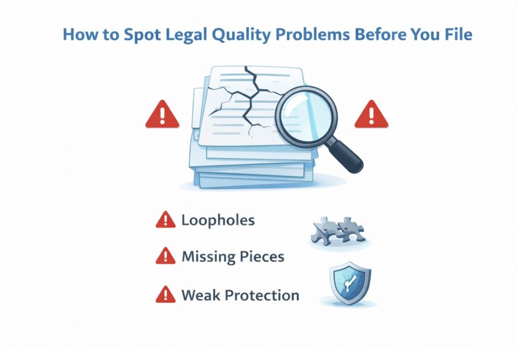 That can happen when specific architecture choices, data structures, hardware elements, or workflow steps are written into the claim even though the broader invention does not depend on them.