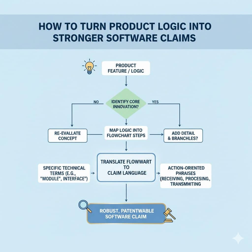 These system consequences matter because they help make the invention feel operational and real. They also often reflect where business value appears.
