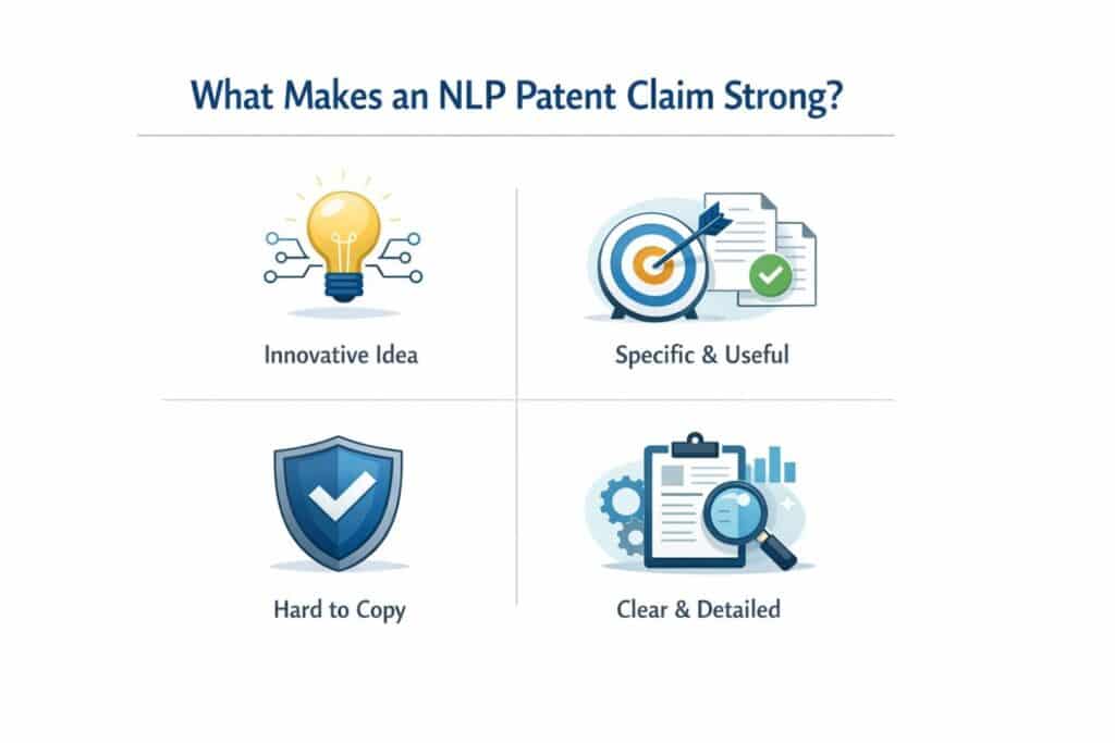 The claim should connect the system design to a concrete technical result.