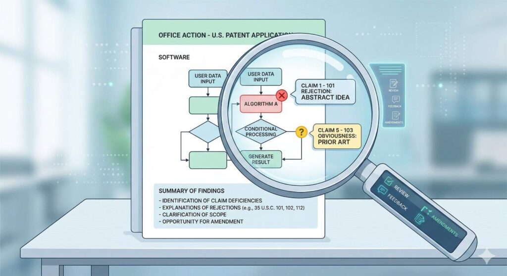 An Office Action creates a useful pressure test. It forces the company to decide what part of the invention matters most. That sounds obvious, but many applications try to cover too many ideas at once.
