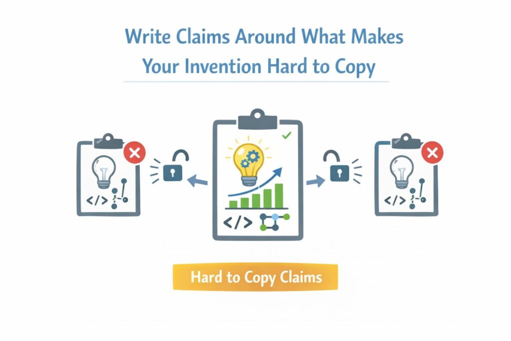 When you draft claims, your goal is not to make the invention sound advanced for the sake of it.