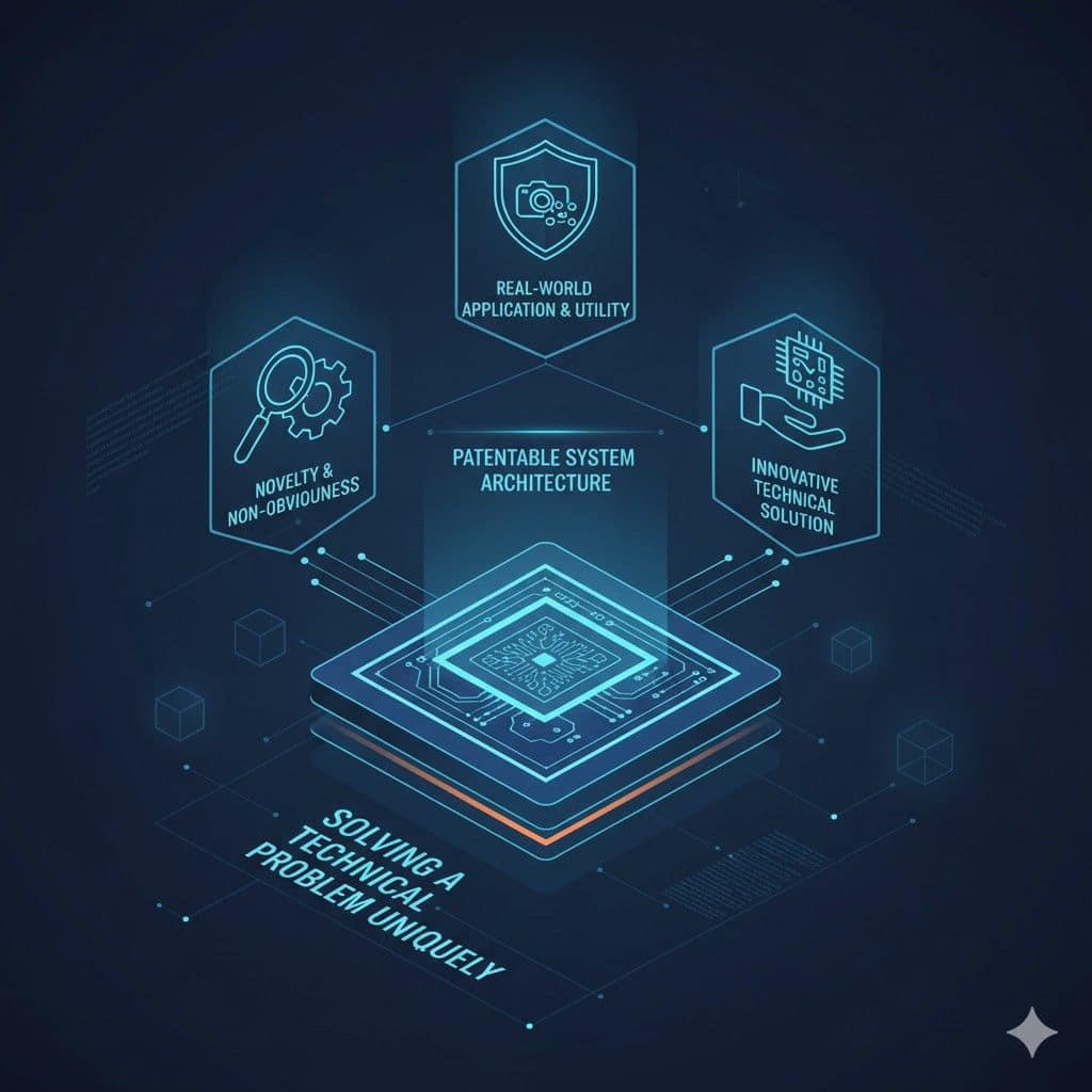 Novelty often sits in the order of operations, the timing of decisions, the routing of data, or the way separate subsystems work together.