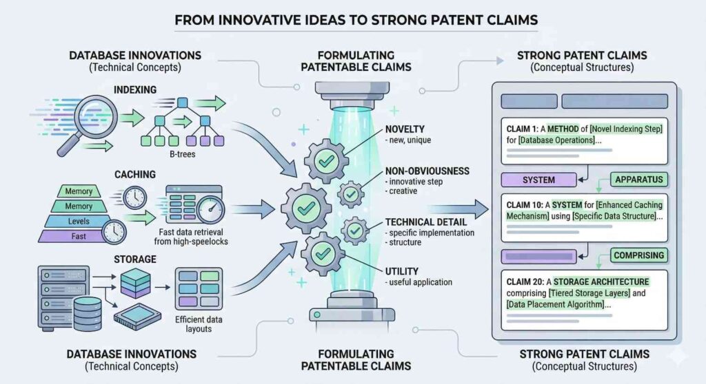 So when shaping the claim, do not erase the trade-off story. Use it. If your system balances competing needs in a new way, that balance can become one of the strongest parts of the claim.