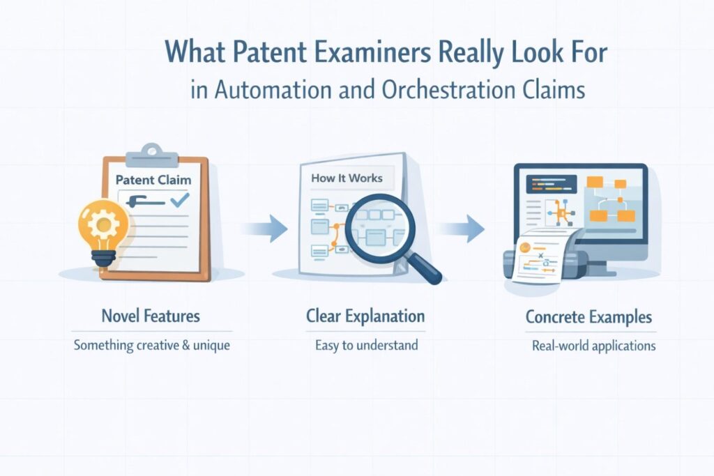 Those details can help show that the invention is addressing a practical systems problem rather than just dressing up a basic workflow idea.