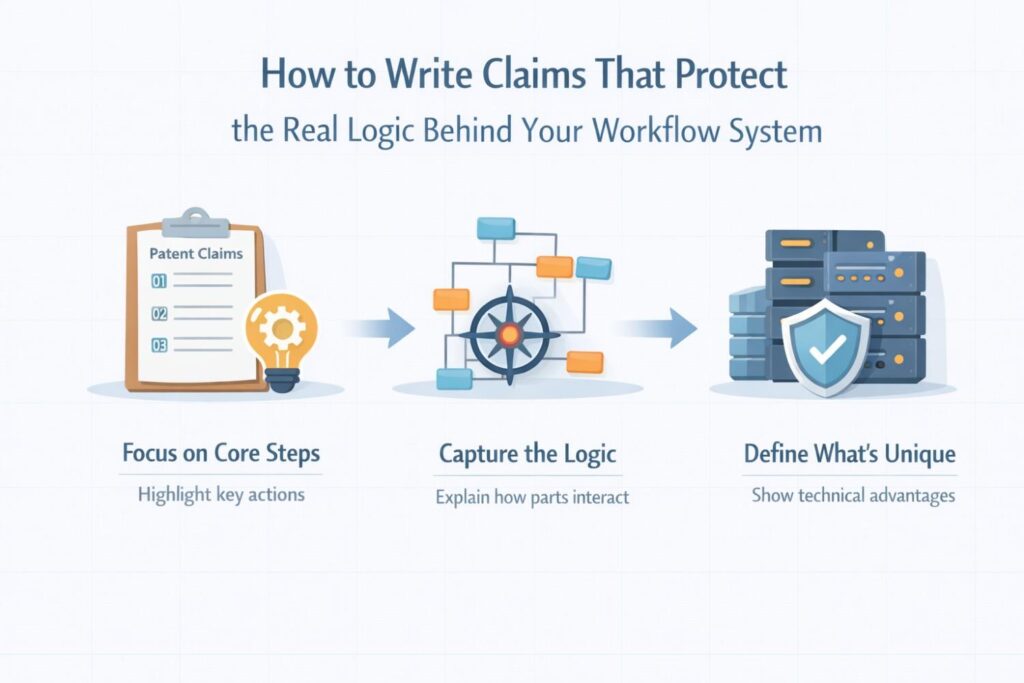 To write stronger claims, begin with the hidden decision your system makes. Ask what the platform is actually deciding, when it makes that decision, what inputs it uses, and what action follows.