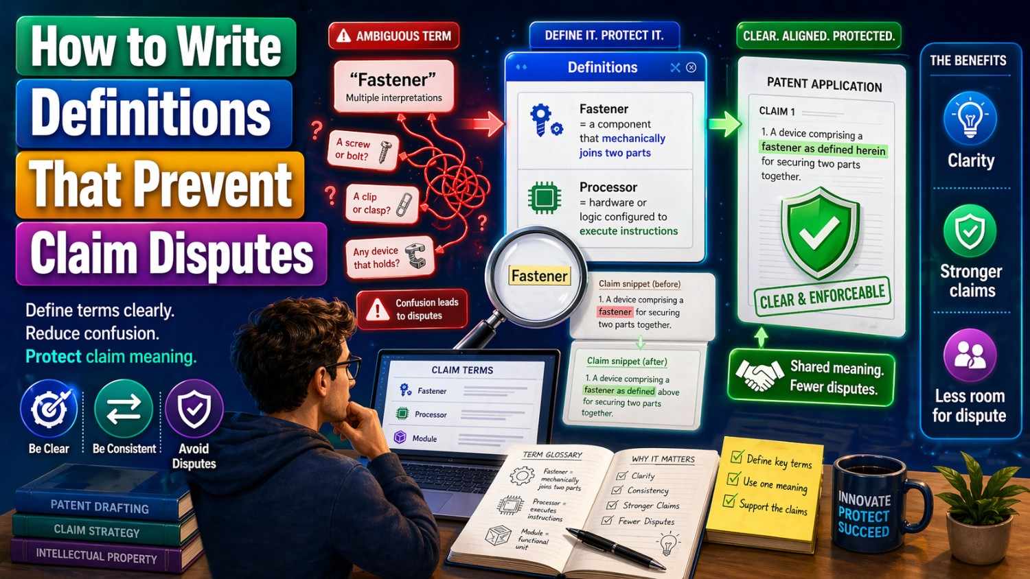 How to Write Definitions That Prevent Claim Disputes