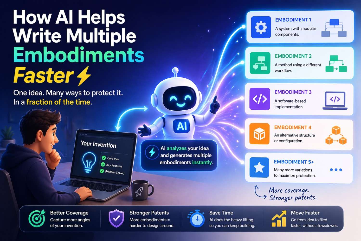 How AI Helps Write Multiple Embodiments Faster